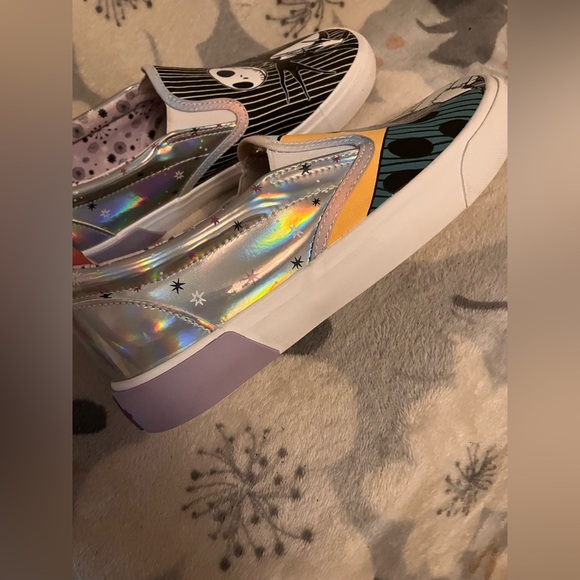 Nightmare Before Christmas Jack & Sally Slip-on Sneakers Women’s 6/7 - Picture 5 of 6